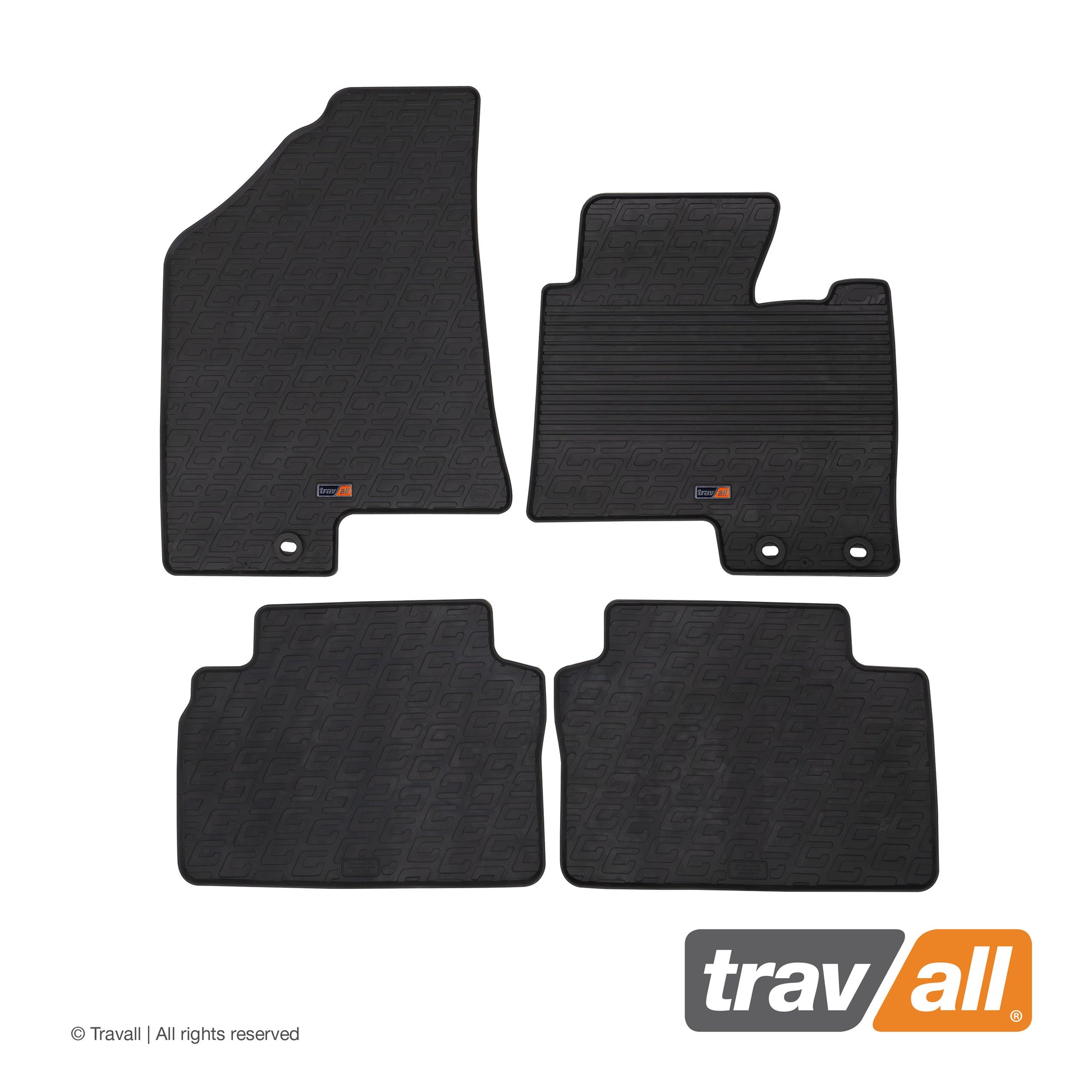 KIA SPORTAGE 2010-2015 and HYUNDAI TUCSON/ix35 2009-2015 Rubber Car Mats Set (4 Mats)