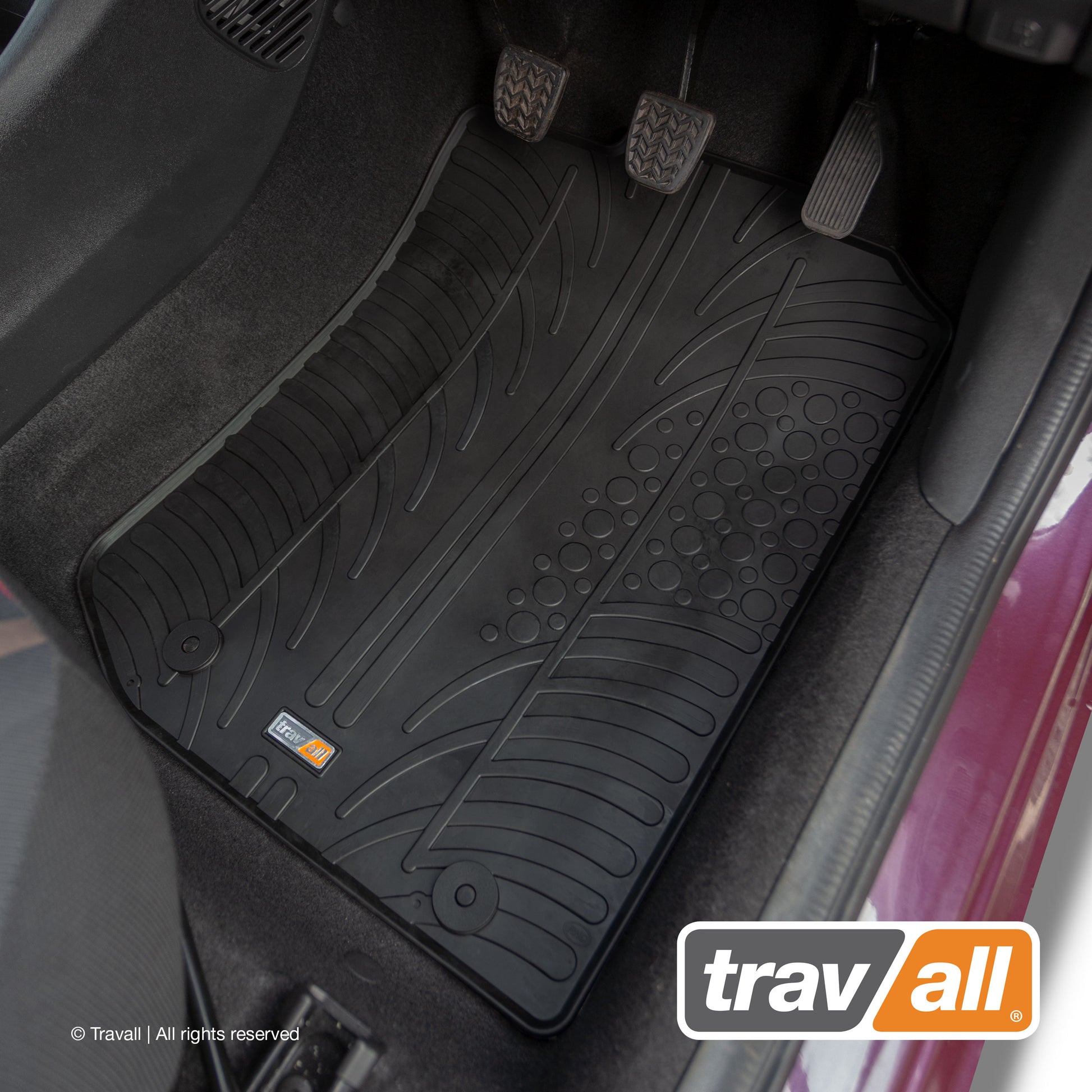 PEUGEOT 108, C1 and TOYOTA AYGO 2014-2021 Rubber Car Mats Set (4 Mats)