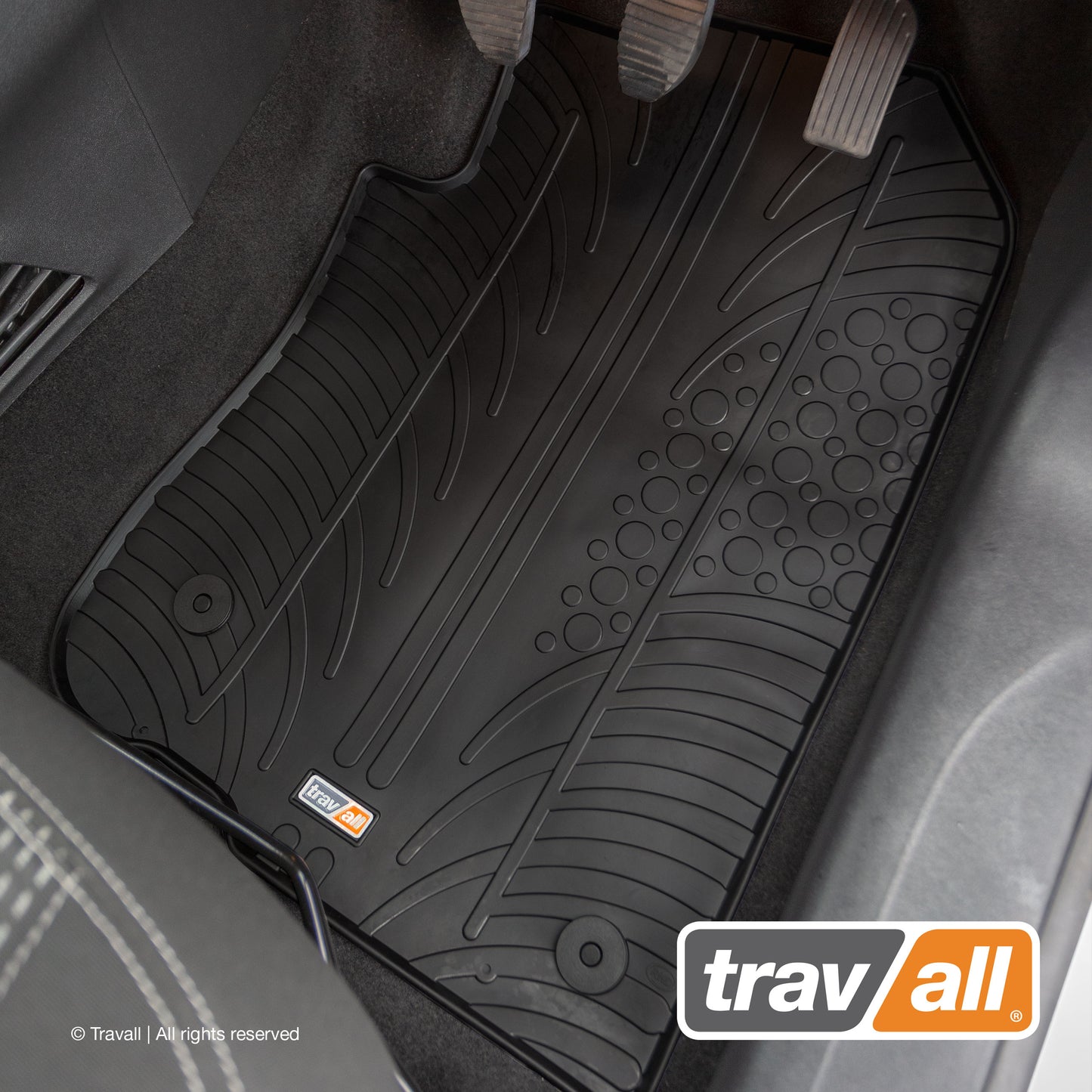 PEUGEOT 208 2011-2019 and GTI 2012-2019 Rubber Car Mats Set (4 Mats)