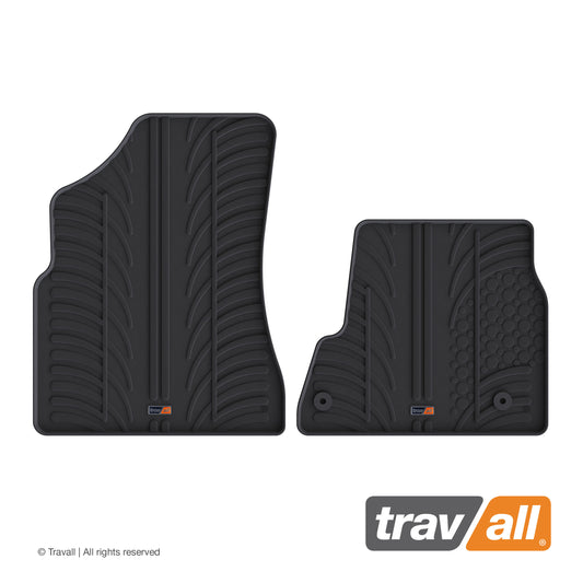 PEUGEOT PARTNER, CITROEN BERLINGO 2008-2017 Rubber Car Mats Set (2 Mats)