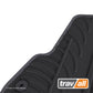 PEUGEOT PARTNER, CITROEN BERLINGO 2008-2017 Rubber Car Mats Set (2 Mats)