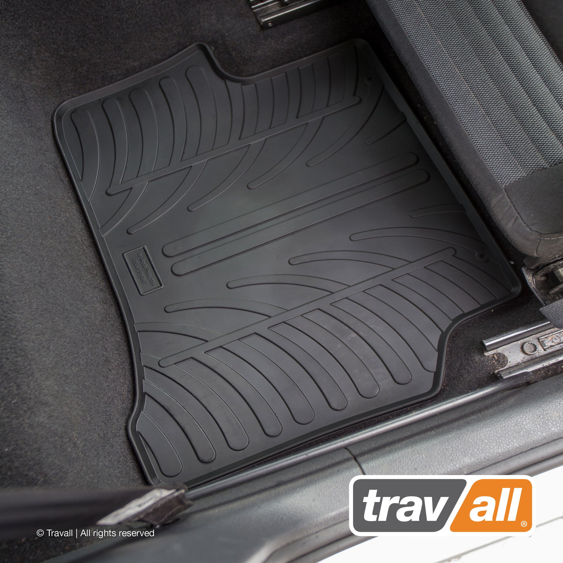 VOLKSWAGEN POLO HATCHBACK 2009-2017 and SKODA Fabia HATCHBACK 2014-2021 Rubber Car Mats Set (4 Mats)
