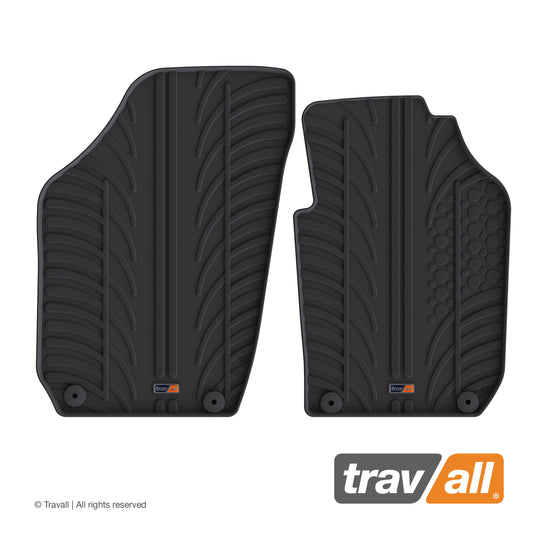 SKODA ROOMSTER PRAKTIK 2007-2010 Rubber Car Mats Set (2 Mats)