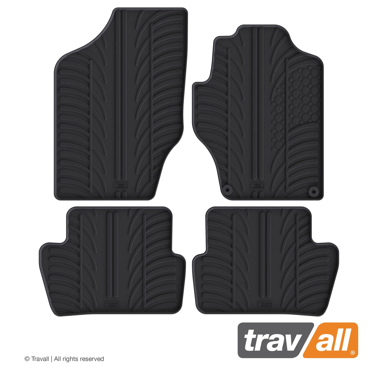 CITROEN C4 HATCHBACK 2010-2018 Rubber Car Mats Set (4 Mats)