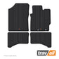 TOYOTA YARIS 5 DOOR HYBRID 2010-2020 Rubber Car Mats Set (4 Mats)