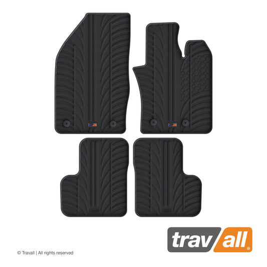 FIAT 500X 2014-CURRENT Rubber Car Mats Set (4 Mats)