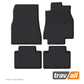 MERCEDES A CLASS 2004-2012 and B CLASS 2005-2011 Rubber Car Mats Set (4 Mats)