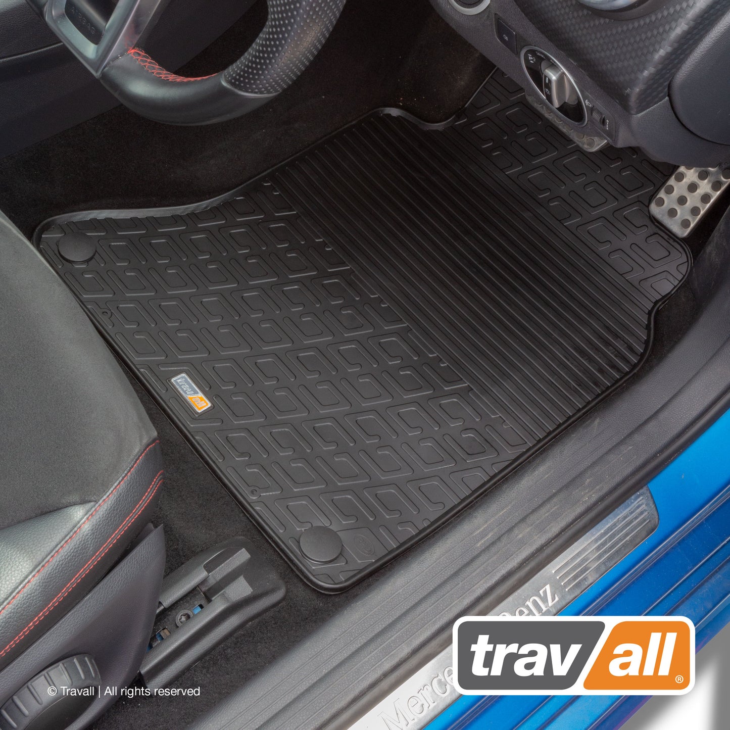 MERCEDES A CLASS, B CLASS and GLA 2011-2018 Rubber Car Mats Set (4 Mats)