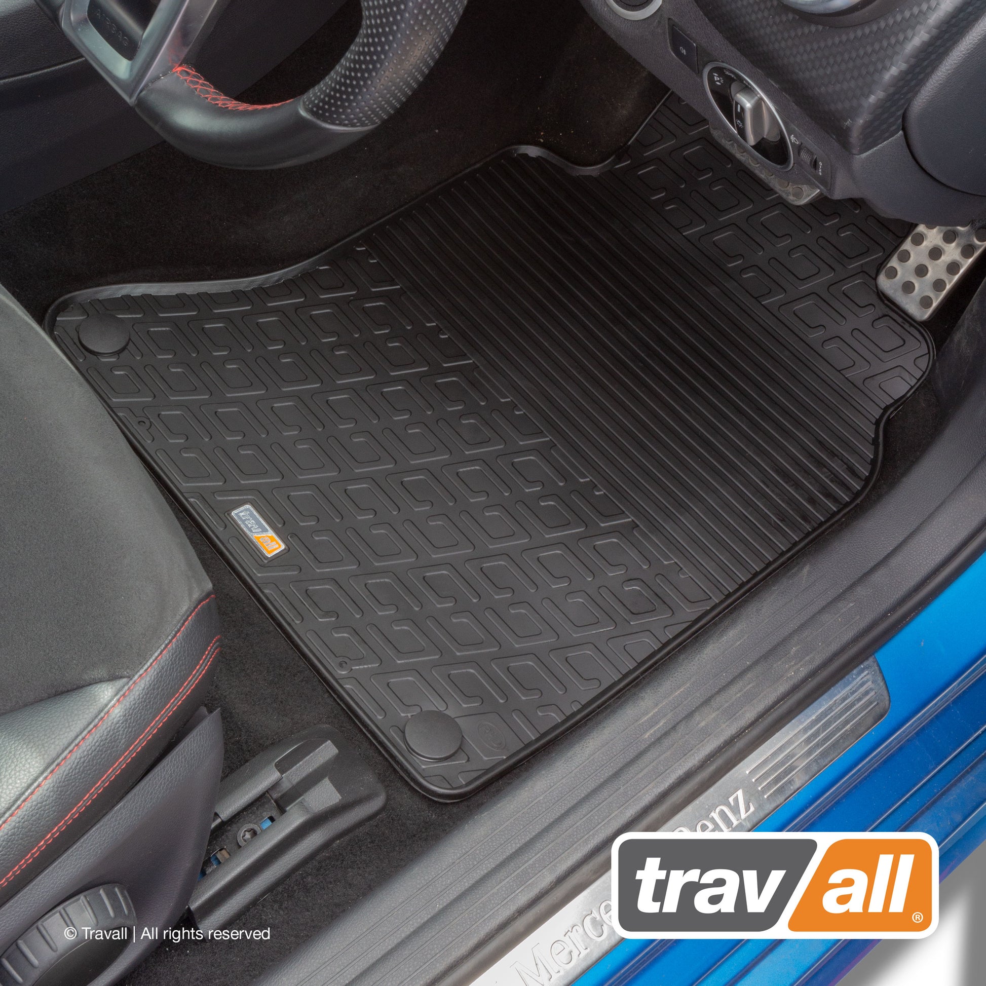 MERCEDES A CLASS, B CLASS and GLA 2011-2018 Rubber Car Mats Set (4 Mats)