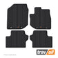 HONDA FIT 2007-2014 and JAZZ 2007-2016 Rubber Car Mats Set (4 Mats)