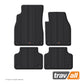 AUDI Q7 2015-CURRENT and Q8 2018-CURRENT  Rubber Car Mats Set (4 Mats)