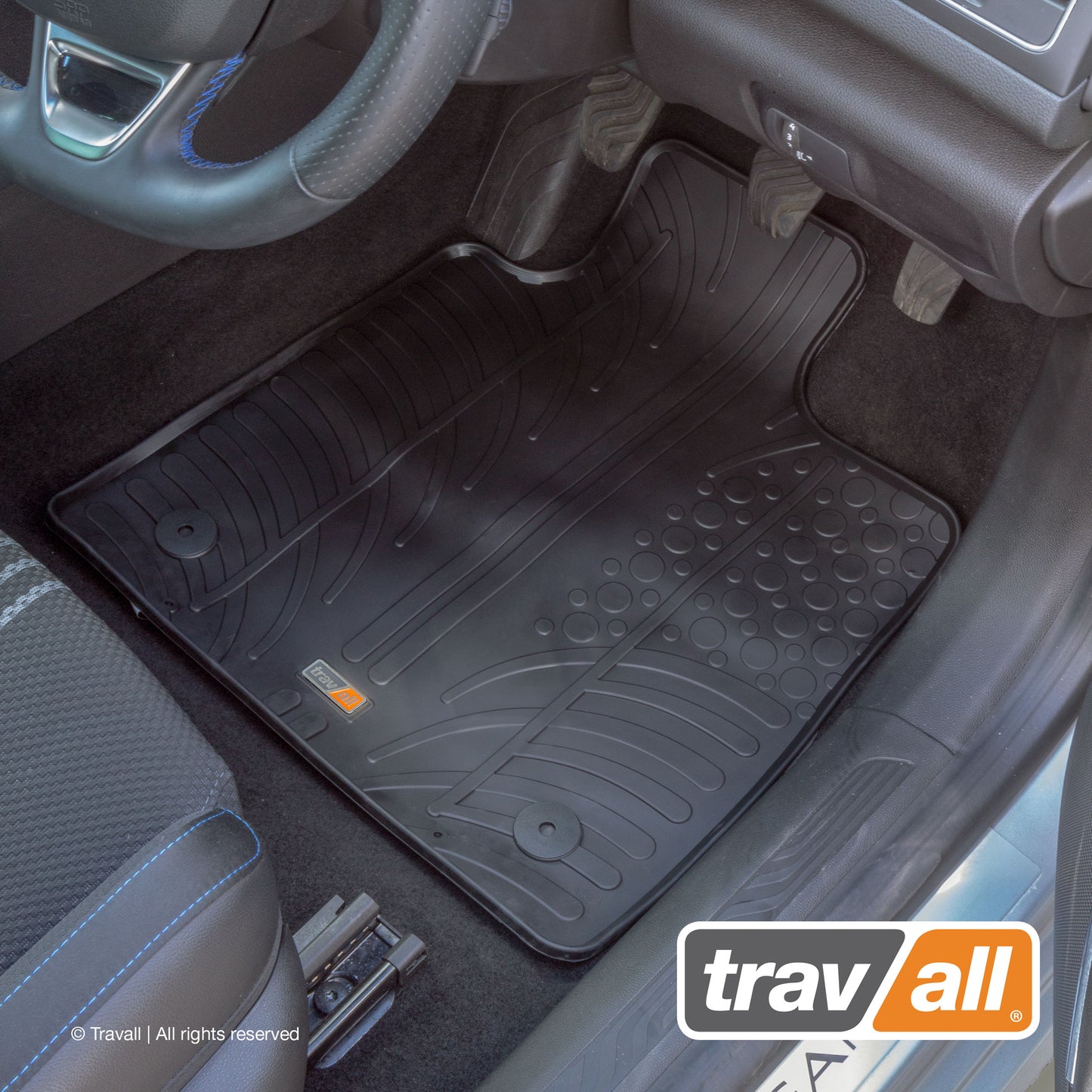 RENAULT MEGANE 5 DOOR HATCHBACK 2016-2022 Rubber Car Mats Set (4 Mats)