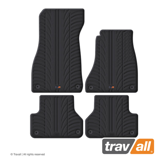AUDI A4 S4 SALOON AVANT ALLROAD 2015 to CURRENT Rubber Car Mats Set (4 Mats)