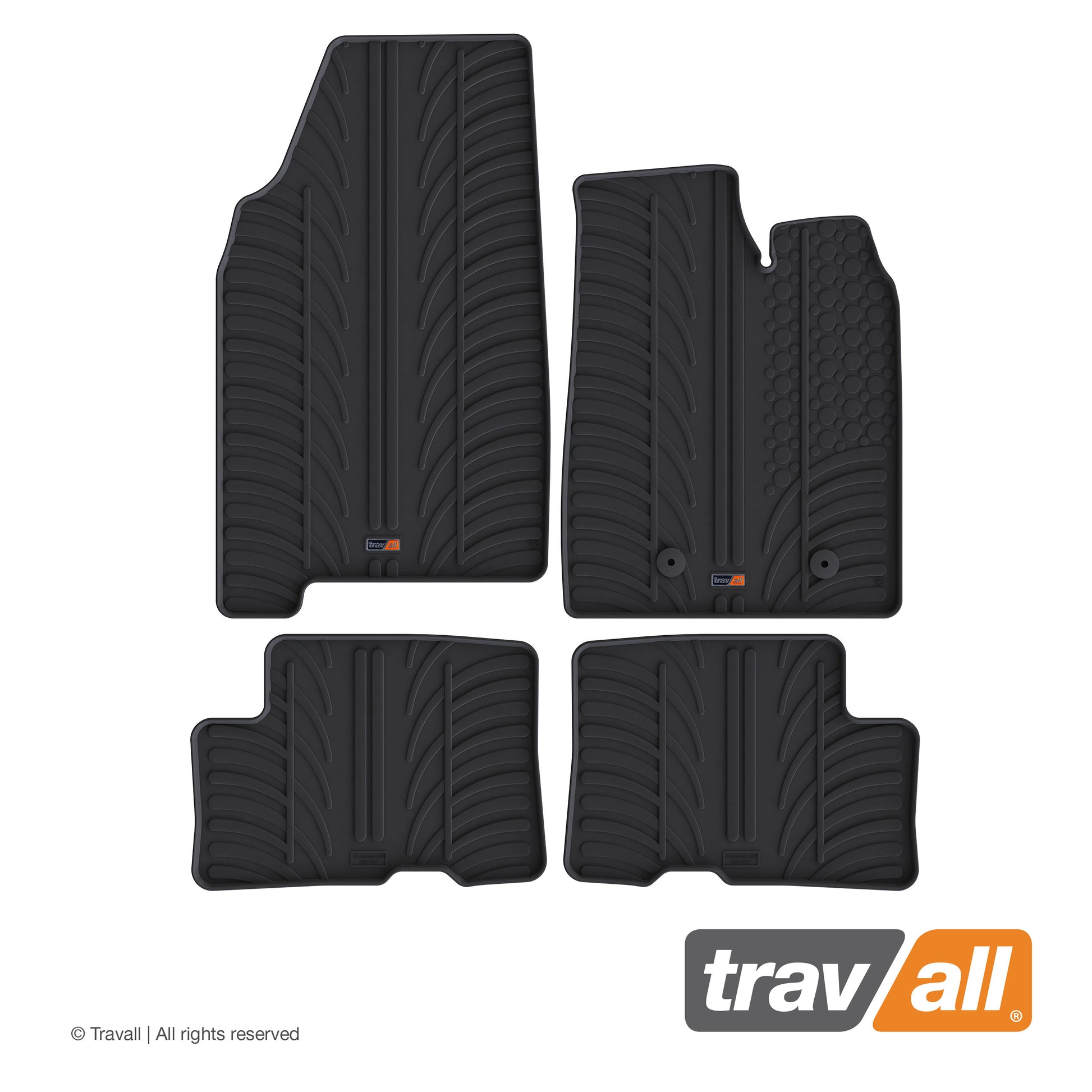 DACIA DUSTER 2017-CURRENT Rubber Car Mats Set (4 Mats)