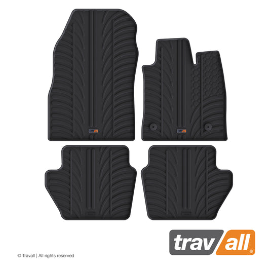FORD FIESTA 5 DOOR HATCHBACK 2017-2023 and Puma 2020-CURRENT Rubber Car Mats Set (4 Mats)