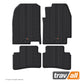 KIA RIO 5 DOOR HATCHBACK and Stonic SUV 2017-CURRENT Rubber Car Mats Set (4 Mats)