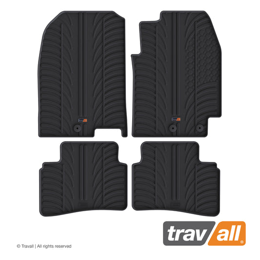 KIA RIO 5 DOOR HATCHBACK and Stonic SUV 2017-CURRENT Rubber Car Mats Set (4 Mats)