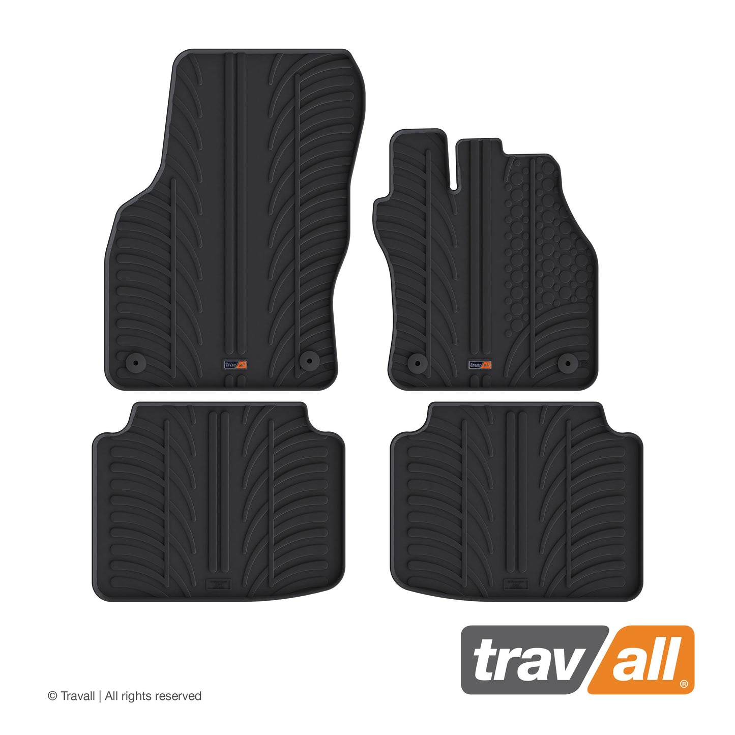 SKODA SUPERB HATCHBACK/ESTATE 2015-CURRENT Rubber Car Mats Set (4 Mats)