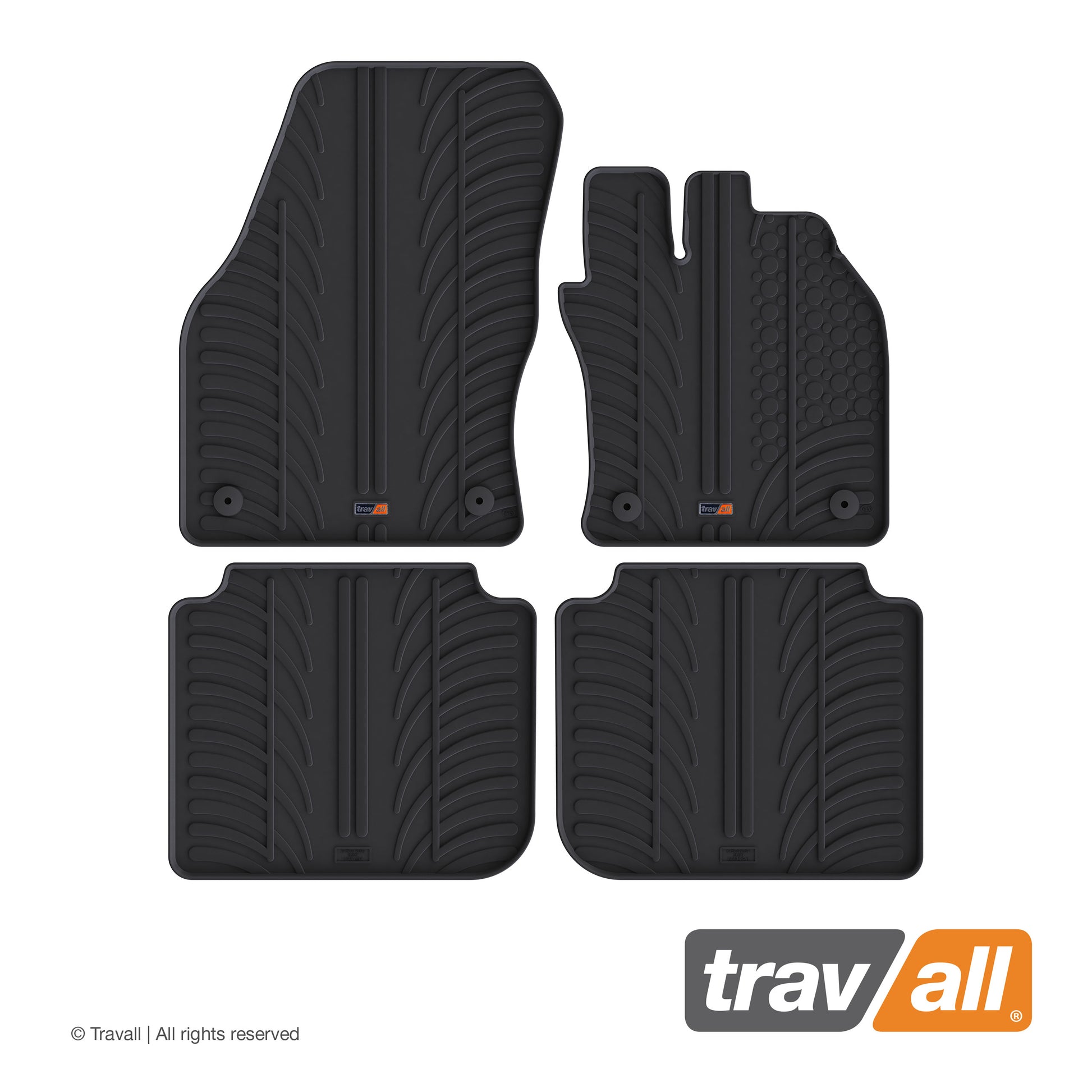 SKODA KODIAQ 2017-2023 Rubber Car Mats Set (4 Mats)