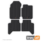 FORD RANGER DOUBLE CAB 2011-2019 Rubber Car Mats Set (4 Mats)