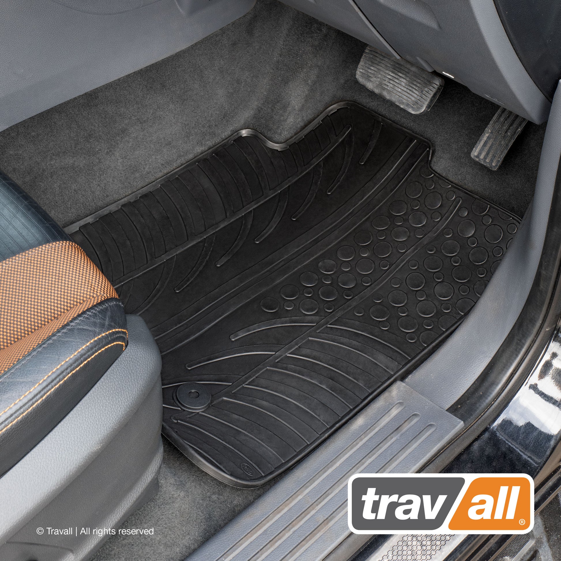 FORD RANGER DOUBLE CAB 2011-2019 Rubber Car Mats Set (4 Mats)