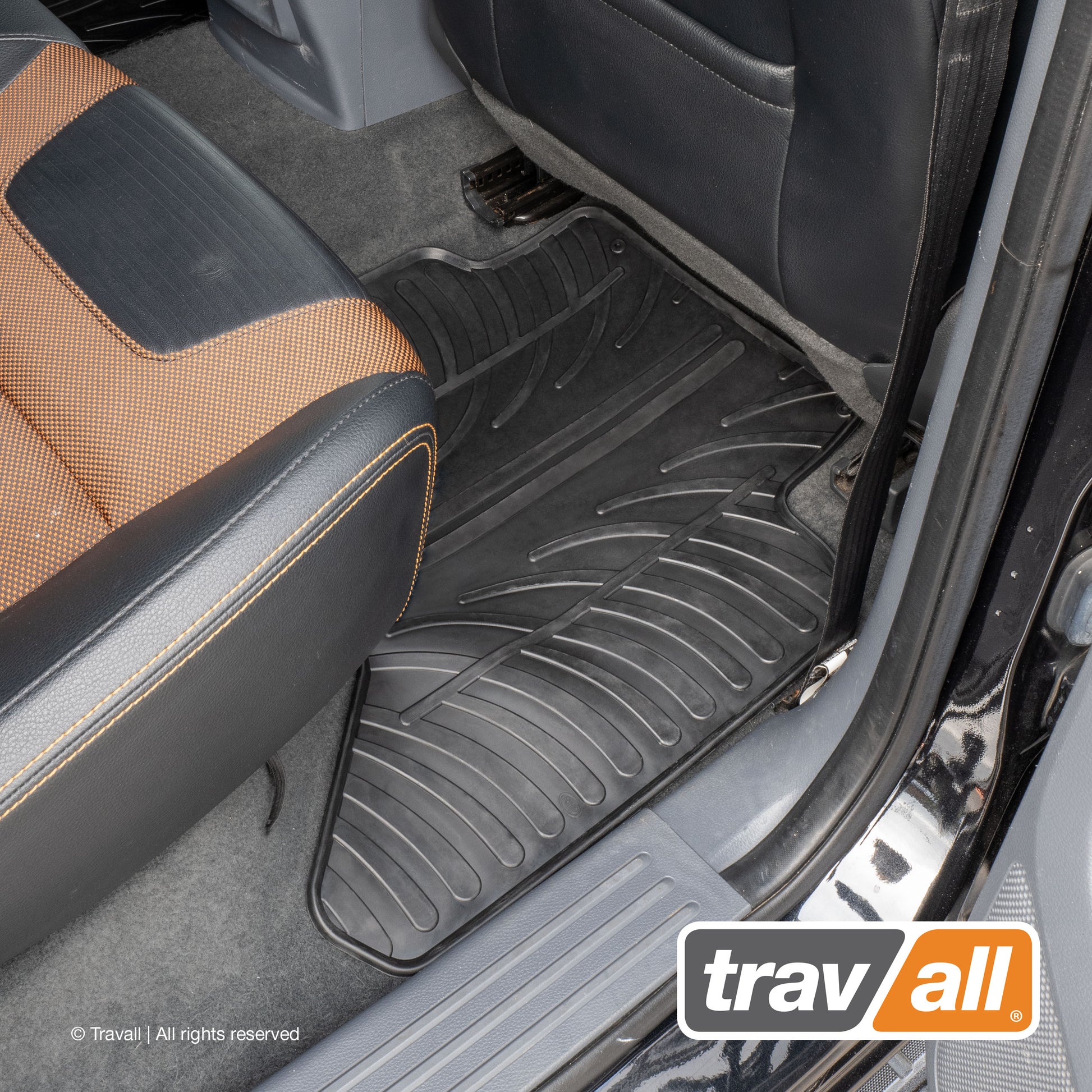 FORD RANGER DOUBLE CAB 2011-2019 Rubber Car Mats Set (4 Mats)