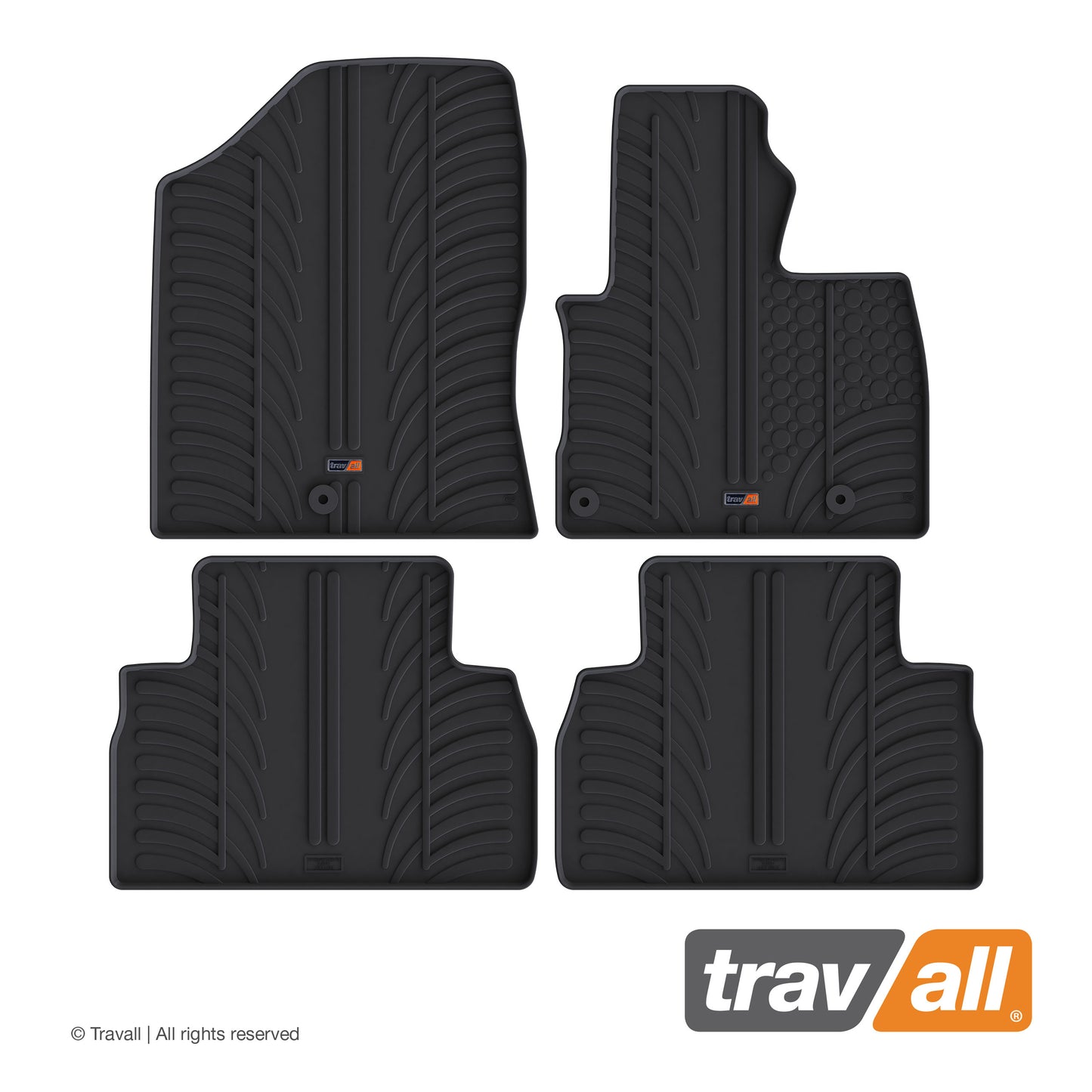 HYUNDAI SANTA FE HYBRID 2020-CURRENT Rubber Car Mats Set (4 Mats)