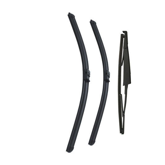 PEUGEOT 207 Hatchback Feb 2006 to Mar 2013 Wiper Blade Set - Easy Fit Video Tutorial