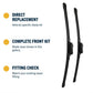 Mazda CX-5 SUV - Wiper blade construction and fitting information