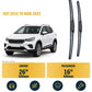Kia Niro Hatchback - Wiper blade overview with generic white vehicle illustration