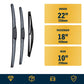 Mazda CX-3 SUV - Included wiper blades and sizes