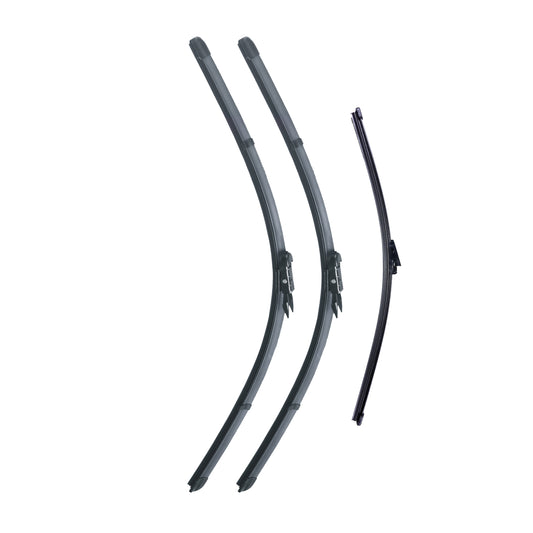 SEAT LEON 1P LATE Hatchback May 2009 to Dec 2012 Wiper Blade Set - Easy Fit Video Tutorial