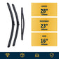 Vauxhall Meriva MPV - Included wiper blades and sizes