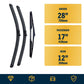 Vauxhall Grandland X SUV - Included wiper blades and sizes
