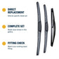 Mazda CX-3 SUV - Wiper blade construction and fitting information