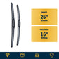 Hyundai Kona SUV - Included wiper blades and sizes