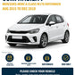 Mercedes-Benz A-Class W176 Hatchback - Vehicle compatibility with generic white vehicle illustration