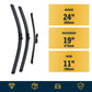 Skoda Yeti SUV - Included wiper blades and sizes