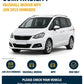 Vauxhall Meriva MPV - Vehicle compatibility with generic white vehicle illustration