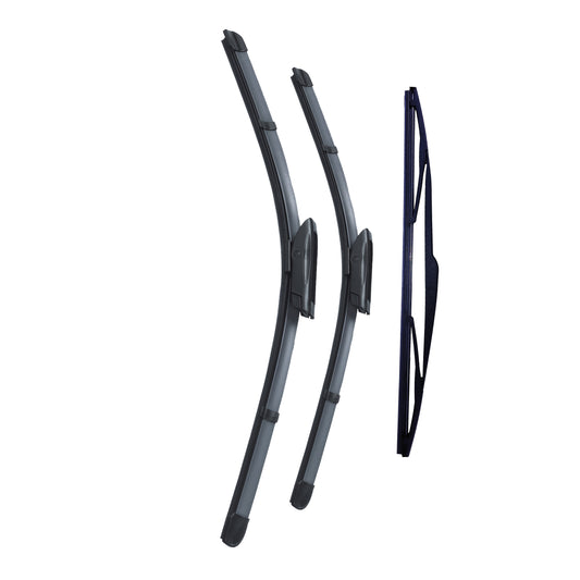 RENAULT MEGANE Hatchback Oct 2011 to Jan 2017 Wiper Blade Set - Easy Fit Video Tutorial