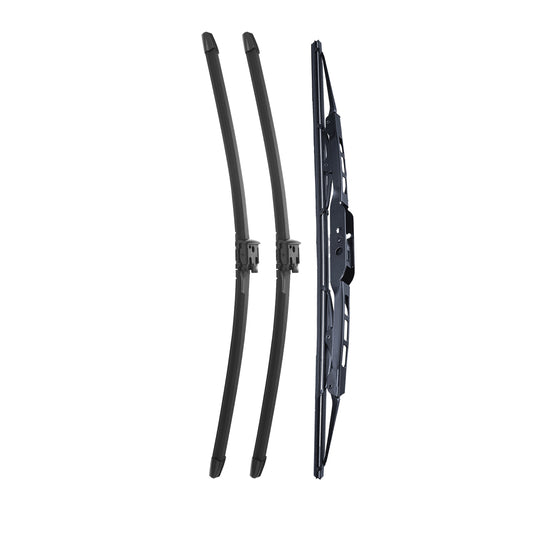PORSCHE CAYENNE SUV Sep 2002 to Sep 2010 Wiper Blade Set - Easy Fit Video Tutorial
