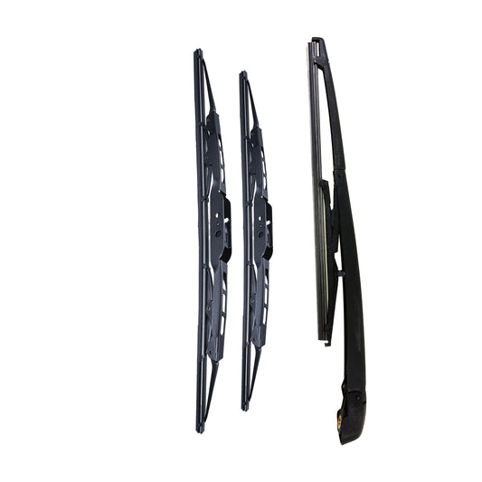 FIAT PANDA MK3 Hatchback Nov 2003 to Feb 2012 Wiper Blade Set - Easy Fit Video Tutorial