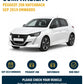 Peugeot 208 Hatchback Sep 2019 onwards compatibility