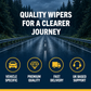 Clear visibility in wet weather