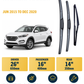 Hyundai Tucson SUV wiper blade overview
