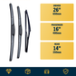 Hyundai Tucson SUV wiper blades included and sizes
