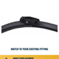 16mm push button / EN-clip front wiper fitting close-up