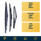 Nissan Juke Hatchback wiper blades included and sizes