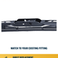 U-HOOK front wiper fitting close-up