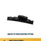 RN-clip front wiper fitting close-up